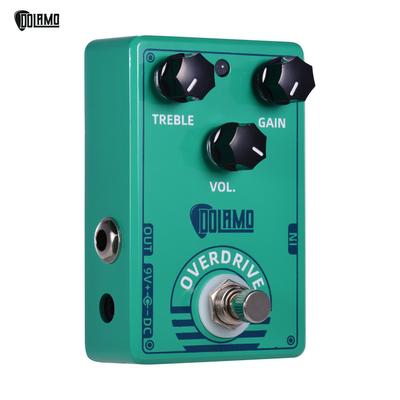 Dolamo D-12 Pedale effetto chitarra overdrive con controlli volume guadagno acuti Design True Bypass per