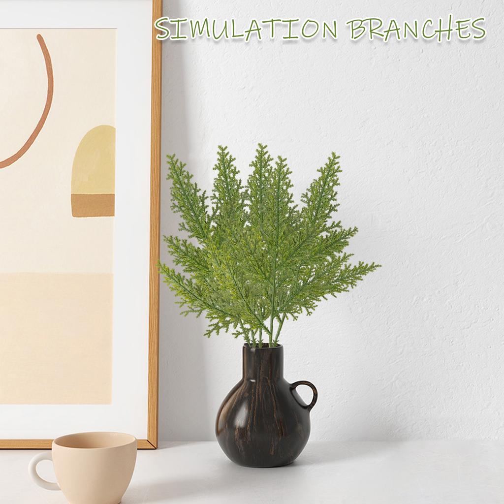Simulation Branches PE Branches Christmas Tree Branches Christmas Decorations Upside Down Tree Potted Ornaments
