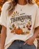 Happy Thanksgiving Vintage Fall T-Shirt | Cozy Autumn Graphic Tee