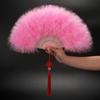 Deluxe Feather Fan for Dance & Qipao Performances