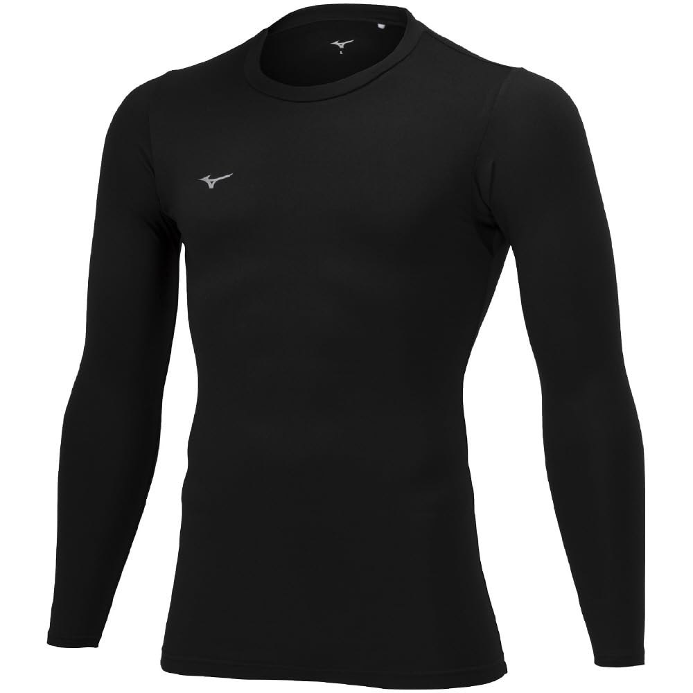 

Mizuno Football Inner Warm and Easy to Move Size O Wear, Fleece-Lined Shirt, in, P2MAA550, Black, чёрный