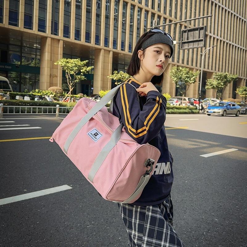Short-distance sports travel bag Portable large-capacity travel bag Women's storage shoulder bag Yoga gym gift bag