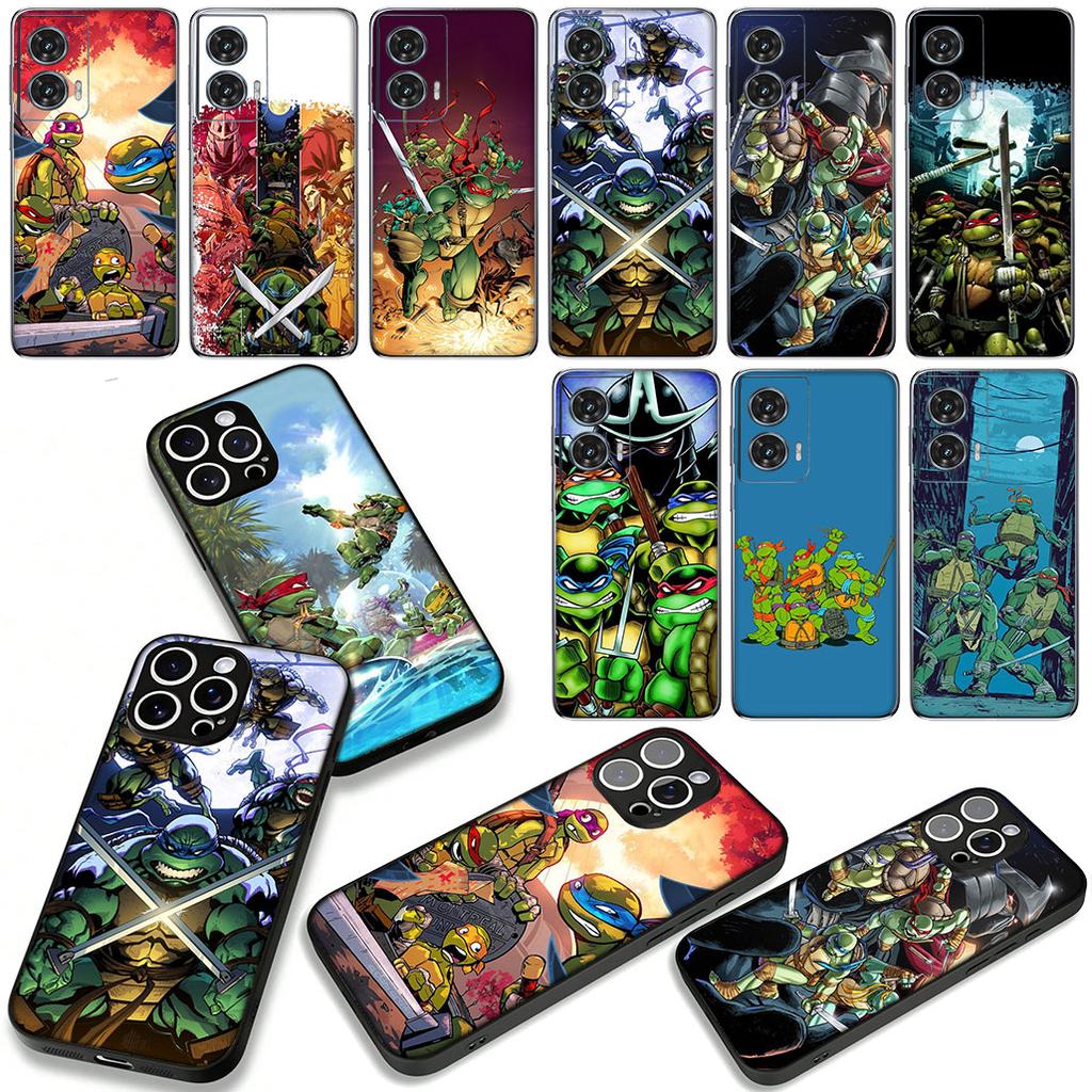 Cartoon-Ninjas-Cute-Turtles Case for Motorola Moto Edge 70 60 Fusion 40 NEO 20 Pro G Stylus G56 G96 G71 G73 G41 G42 G50 G51 G52