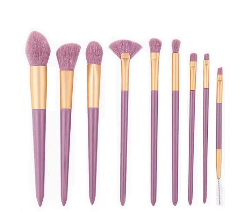 Holiday 12-Piece Makeup Brush Set: Powder, Eyeshadow, Foundation & Concealer Brushes with Soft Bristles