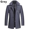 Jarní nové módní bundy pro muže Trenčkot pro muže Business Casual Slim Pánské bundy Veste Homme Chaquetas Hombre
