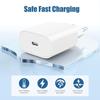 Chargeur - 20W - iPhone 15 Pro Max - Câble USB C 6FT - Charge rapide - Protection sécurité