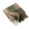 New British Style Imitation Cashmere Tassel Scarf for Girls High End Cold Proof and Warm Scarf