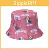 Lovely Cat Dog Animal Bucket Hat For Women Korean Style Sun Hat Summer