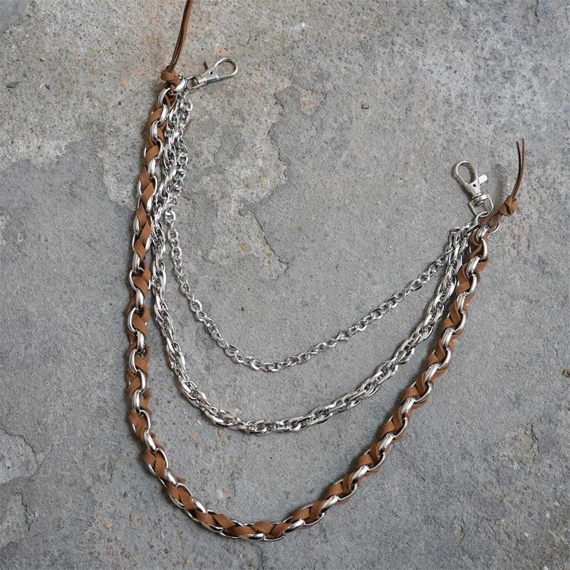 Punk Style Hip-Hop Triple-Layer Jeans Chain