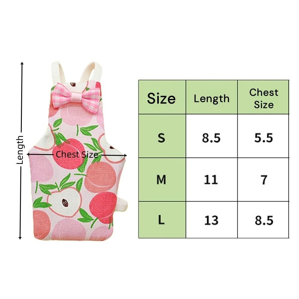 Breathable Parrot Diaper Colorful Fruit Pet Bird Apron New Parrot Flight Suit  Indoor Use