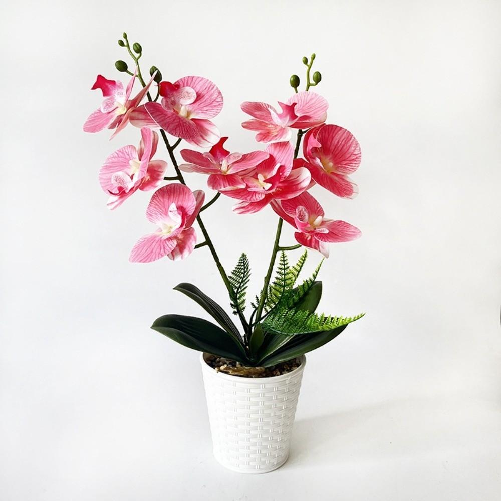 Wielokwiatowa Sztuczna Storczyk Motyl DIY Plastikowy Sztuczny Kwiat Sztuczny Storczyk Bonsai Wystrój Domu