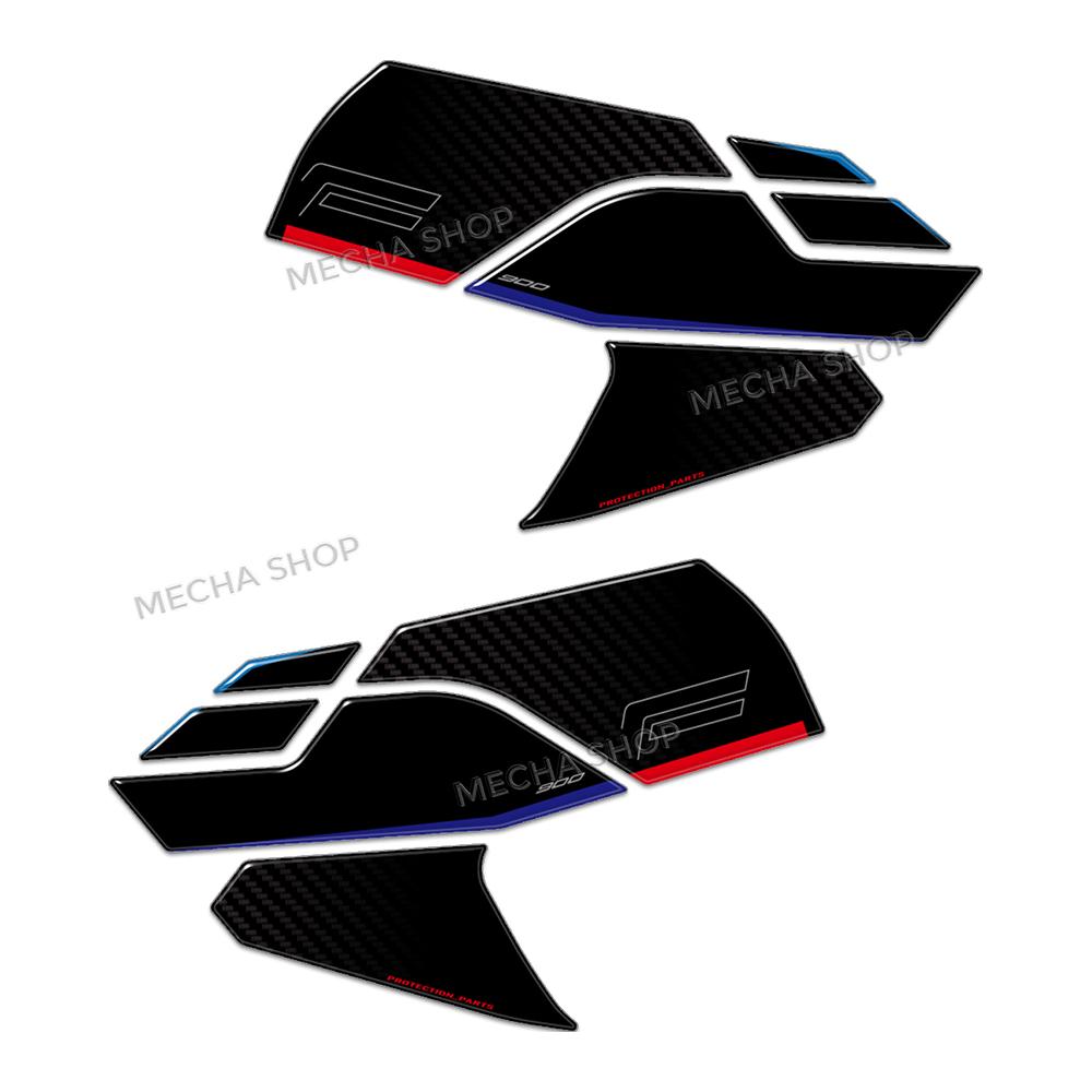 Motorcycle 3D Side Fuel Tank Pad For F900R F 900 R F900 R 2017 - 2026 Tank Pads Protector Stickers Knee Grip Traction Pad