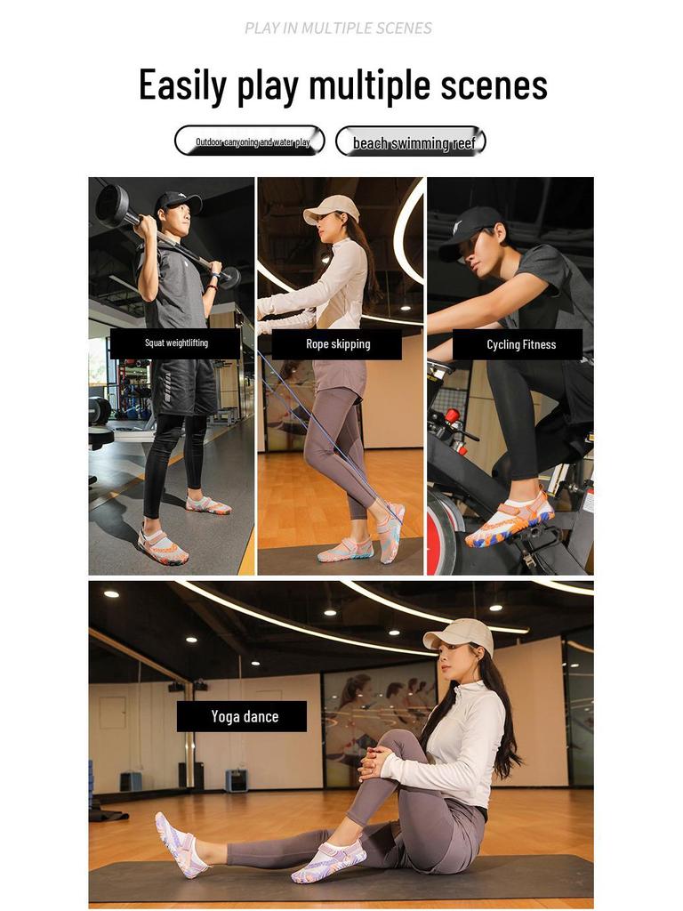 Unisex Quick-Dry Breathable Swim and Yoga Shoes for Beach and Outdoor Activities
