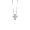 D Letter Diamond Cross Necklace: Luxurious, Versatile, Unisex Clavicle Chain