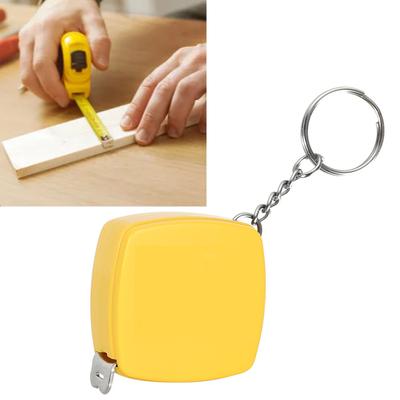 1 Meter High Accuracy Steel Measuring Tape Portable Key Chain Tape Measure