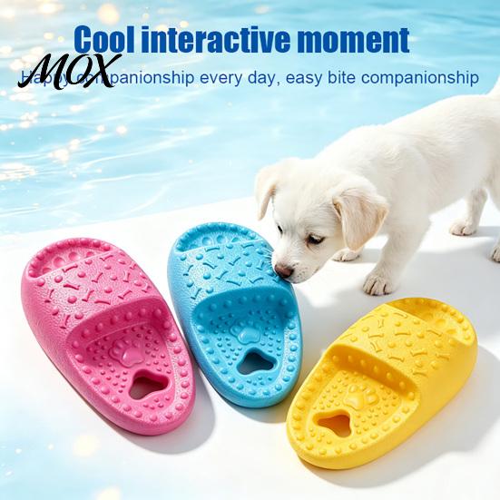 Gum Massaging Dog Toy for Anxiety Floating Slipper Toy, Textured Chew Water Pool Pet Dental Care Chewing Interactive Fetch Small And Medium Dogs Toys