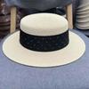 Korean Style Sunscreen Bucket Hat Wide Brim Women's Sun Hat Fashion Straw Woven Hat  Ladies