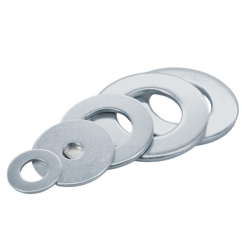 Yigu High-Strength Blue White Zinc Flat Washer, Extra Thick, Enlarged, M6-M20