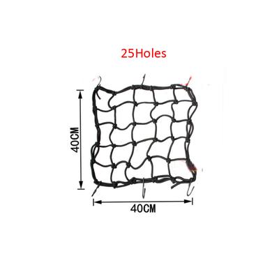 40*40cm 25 Holes Motorcycle Bicycle Cargo Net Helmet Rope Luggage Storage Bag Twine Motorycle Net Bags