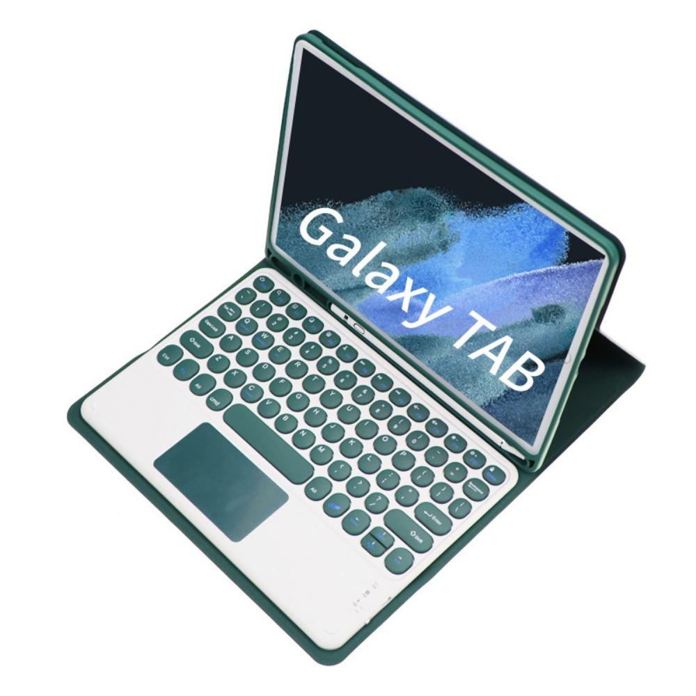 Leather Keyboard Case for Samsung S9 A9+ Tablet with Bluetooth Touch Keyboard Mouse Set