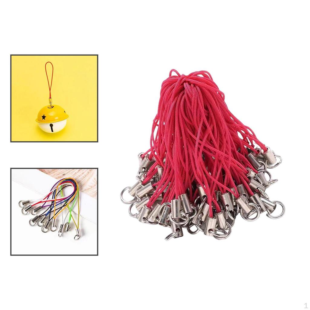 100 Pieces Mobile Phone Dangle Straps Lanyards Practical DIY Accessories Rope for