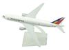 TANG DYNASTY 16cm Philippine Airlines Boeing B777 Alloy Airplane Plane Model Toy 1/400