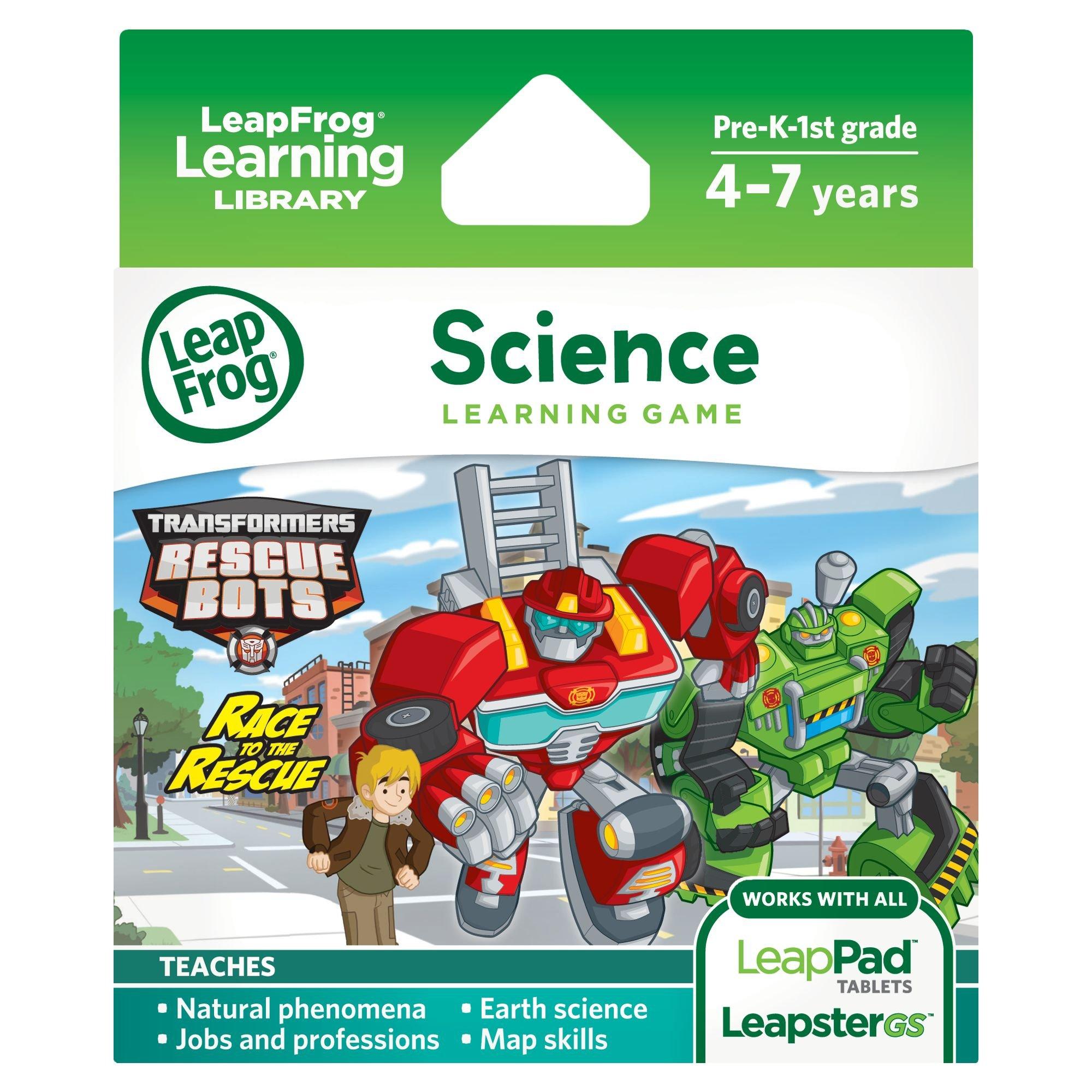 

LeapFrog Explorer Трансформеры Спасатели Гонка к спасению LeapPad и игра (для Leapster)