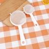Kitchen Handheld Plastic Screen Mesh Tea Leaf Strainer Flour Sieve Colander