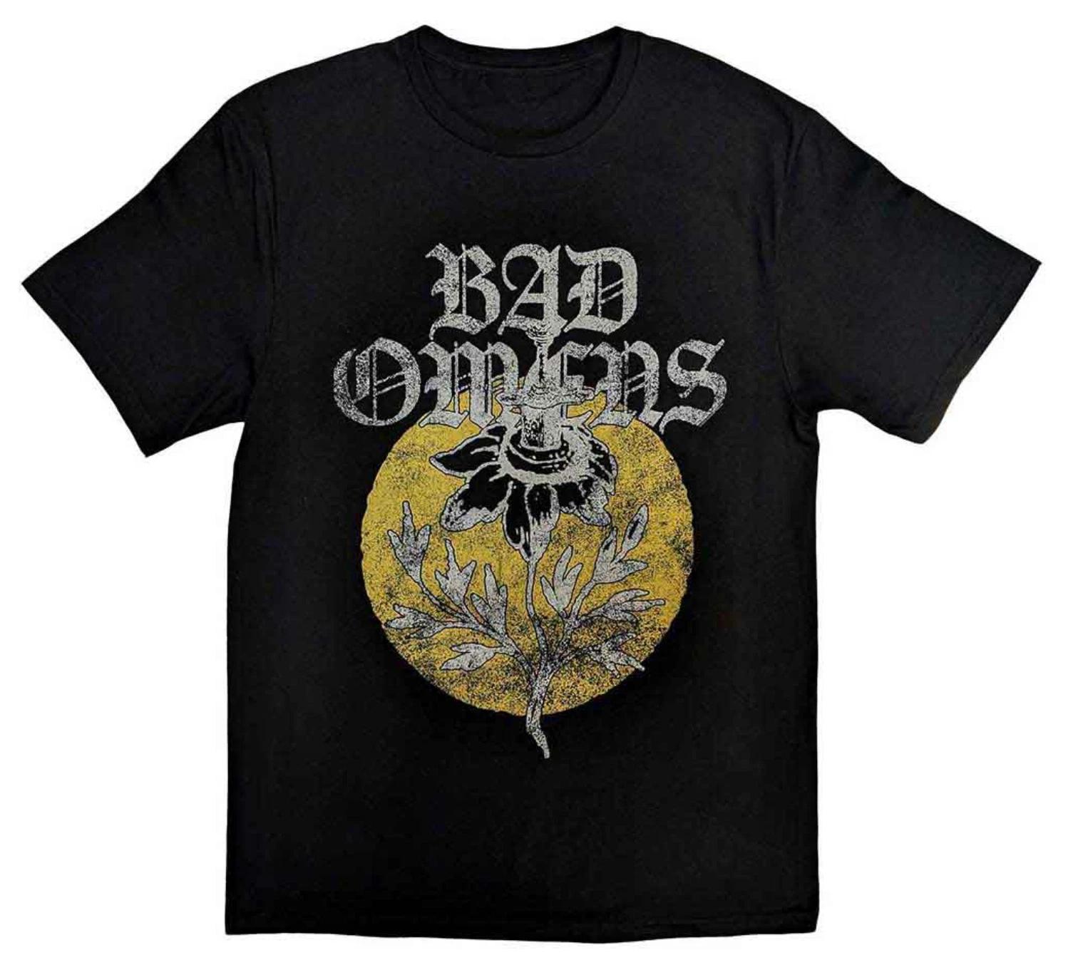 Bad Omens Sunflower Black Unisex T-Shirt New & Official Metal Merchandise Large L