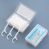 Large Box of 50 High Tensile Strength Floss Picks - Flat Wire Interdental Cleaners