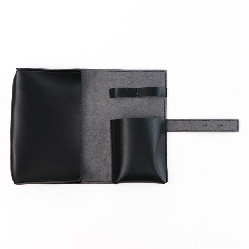 PU Leather Travel Electronic Storage Bag Portable Travel Essentials Data Line Storage Pouch for Power Banks & Accessories Gifts