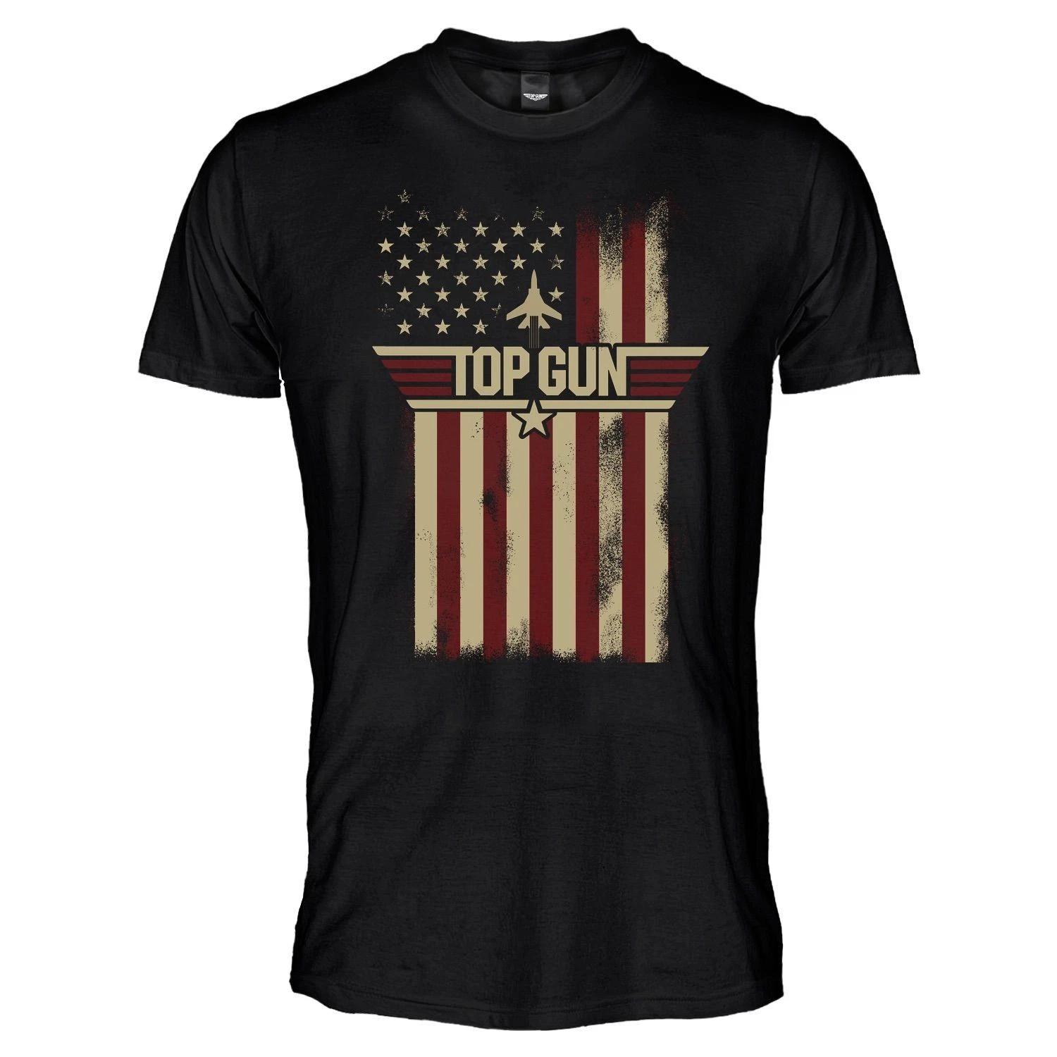 Official Tom Cruise Film Cult Adult Original T-Shirt Top Gun Jersey T-Shirt- 4XL