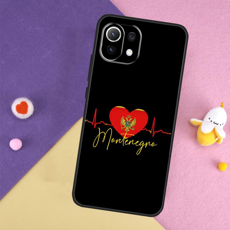Montenegro Flag Case For Xiaomi 13T 11T 12T 14T Pro 13 14 15 Ultra POCO X7 Pro X3 X5 X6 F5 F6 M6 Pro Cover