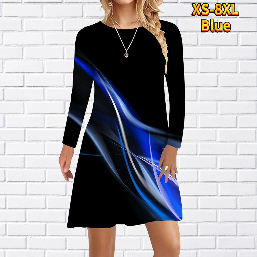 Женское повседневное платье с красочным принтом Аврора — фото 10