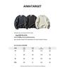 AIMATARGET Unisex Retro Zimní svetr z umělé norkové kožešiny, Pletený top s kulatým výstřihem