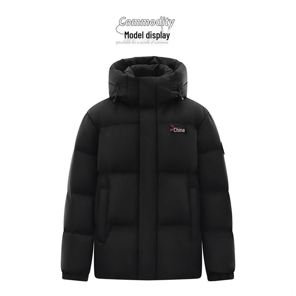 Jeep Spirit Warm Down Jacket for Couples - Men's and Women's Winter Coat with Custom Logo