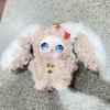 Cute Plush Doll Keychain With Soft Curly Fur And Adorable Big Eyes Perfect For Bag Decor Birthday Gifts For Kids Girls