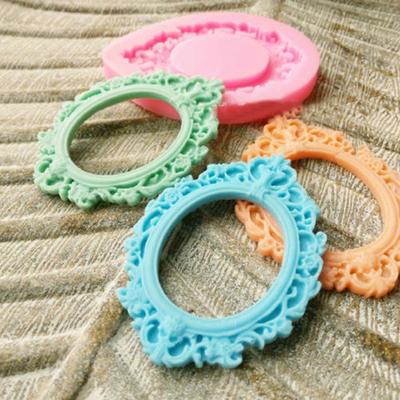 3D Rahmen Silikon Fondant Form Kuchen Dekorieren Schokolade Backform Werkzeuge
