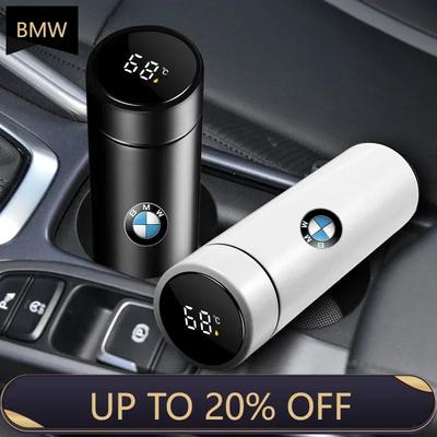 2025 E46 For BMW 500ml Portable Car Smart Thermos Bottle Temperature Display Cup Coffee Cup For BMW E34 E46 E39 E38 E90 E60 E36