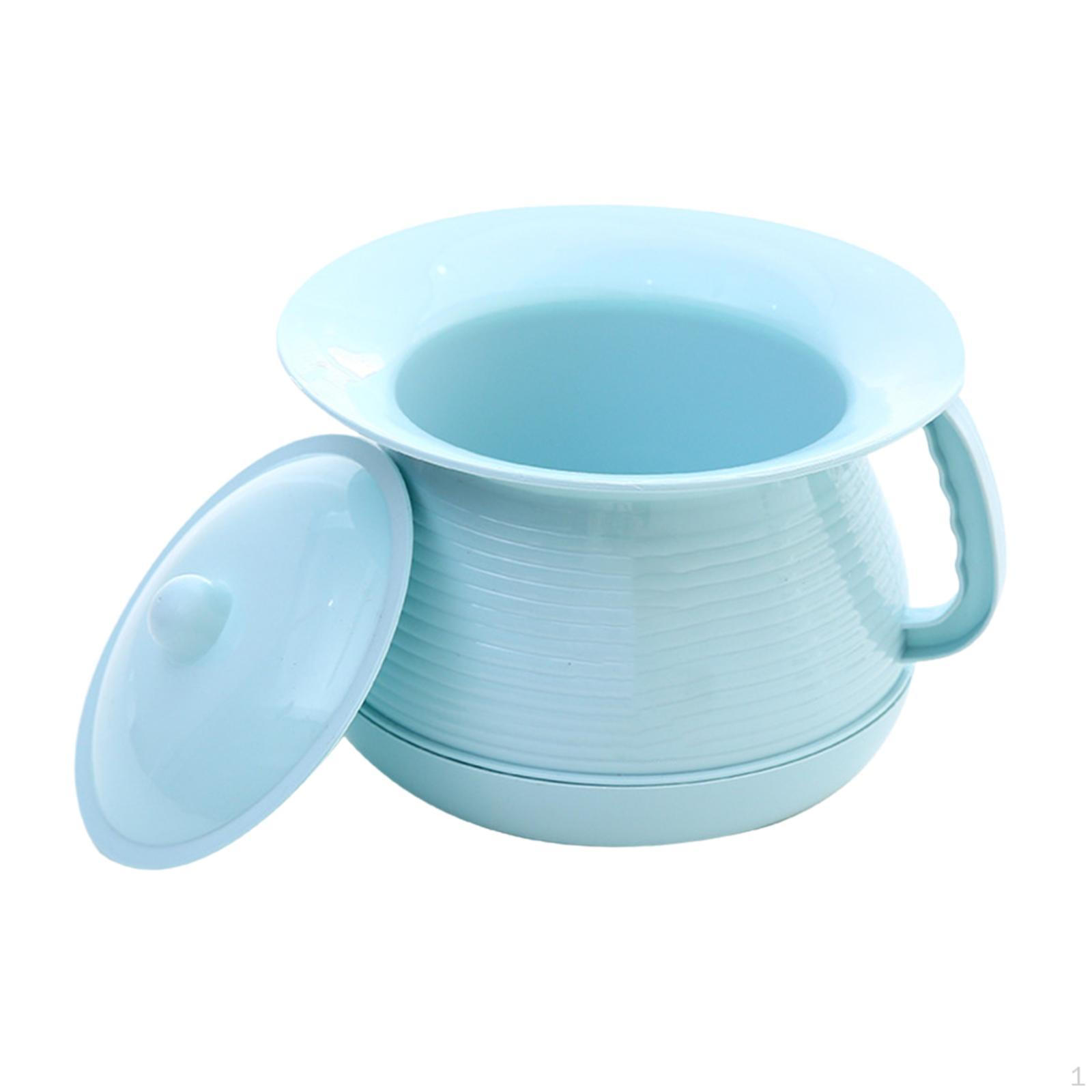 

Плевательница-писсуар с маленькой удобной ручкой, дорожный горшок для дома синий