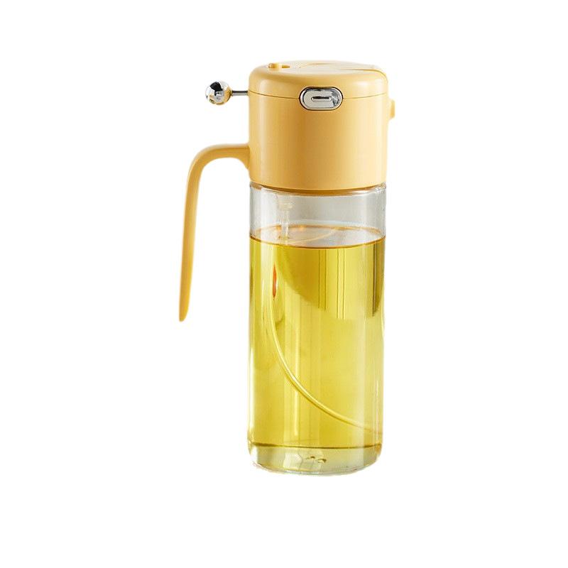 Dual-purpose Spray Oil Bottle, Household Seasoning Bottle, Leak-proof Oil Can, Kitchen Glass Oil Bottle