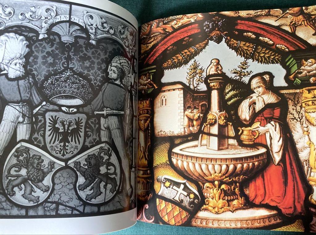[USED] Rare German stained glass book