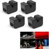 4PCS Car Jack Stand Pads, 3 Ton Rubber Jack Pad Adapter For Jack Stands, Universal Rubber Slotted Frame Rail Pinch Welds Protector, Heavy Duty Jack