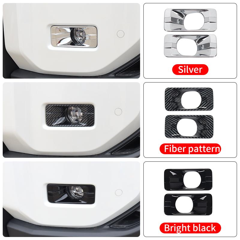 For 2024-2026 Toyota Land Cruiser Prado LC250 250 J250 Front Fog Lamp Cover Anti Scratch Protection Exterior Auto Accessories