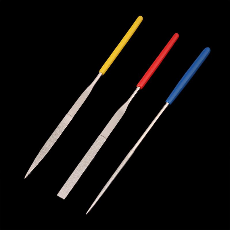 1Pc Mini Rasp Files Diamond Files For Metal Jewelry Stone Polishing Wood Ceramic Hand Carving Tool Hand Needle File Tools