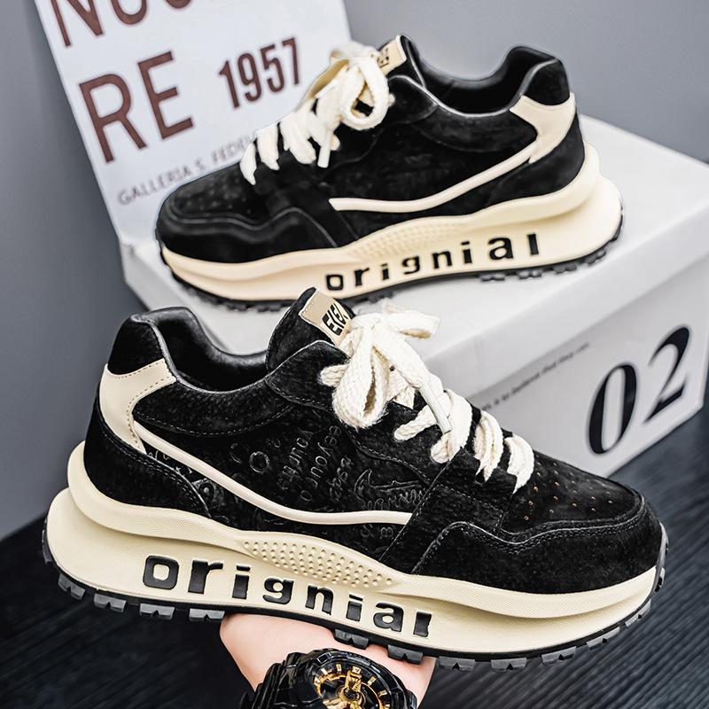 

Обувь Форреста Гампа мужская модная ретро спортивная трендовая обувь мужская корейская версия платформа увеличивающая рост кроссовки для папы летний тренд мужская обувь 44