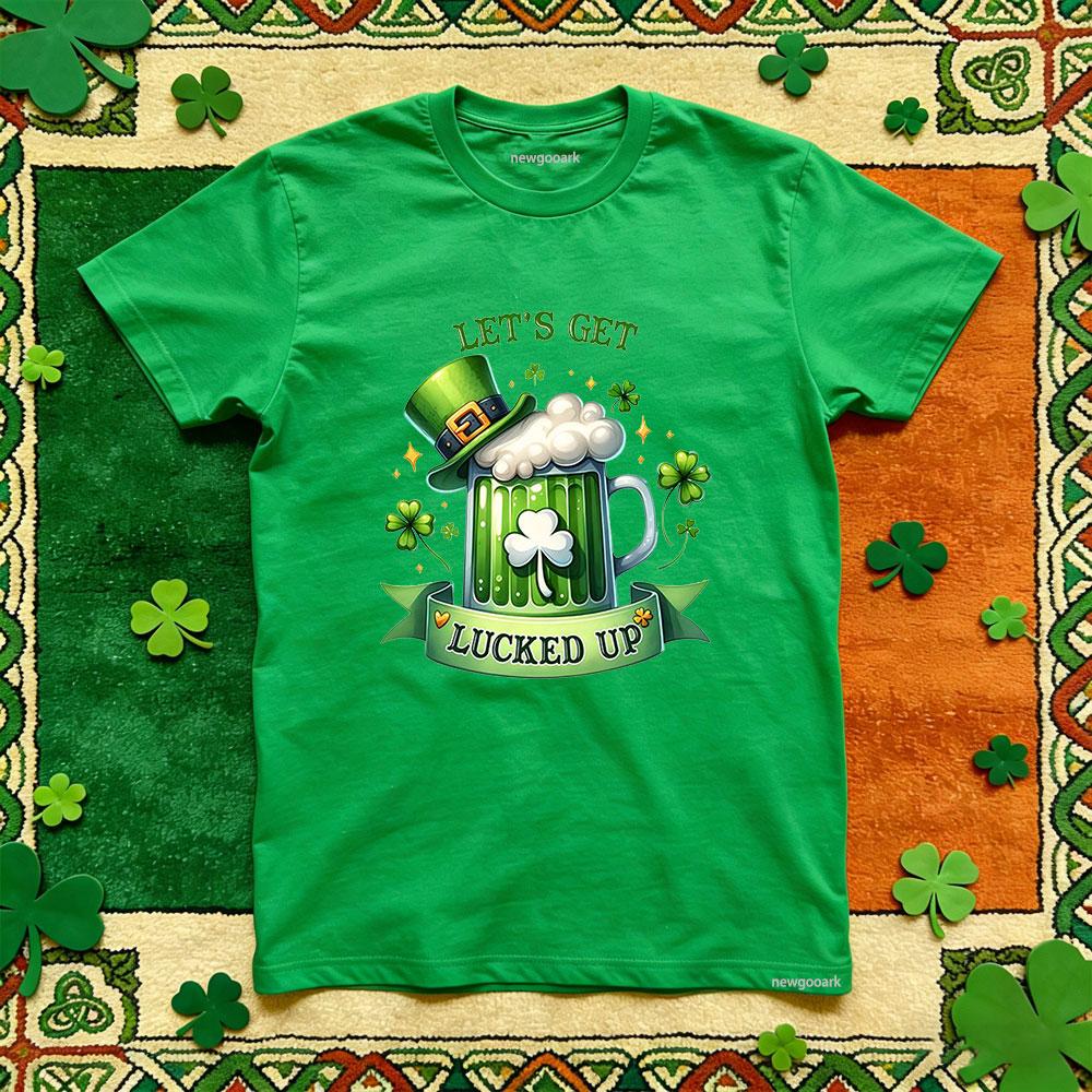 St Patricks Day Lucky Irish Green T Shirt Adult Cotton Funny Festival Graphic T Shirts Casual Unisex Women Unisex Party Tee