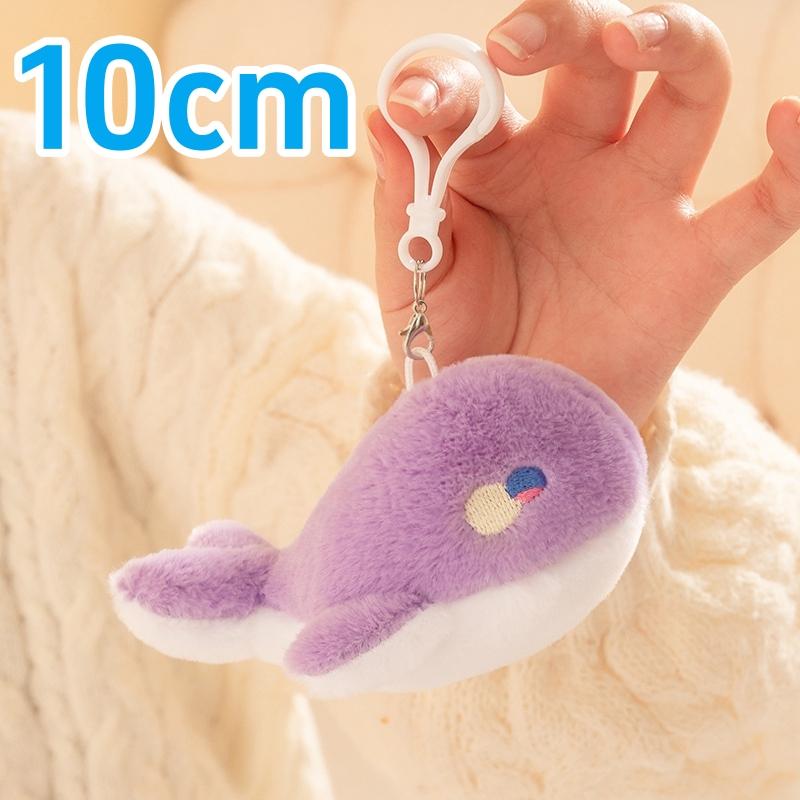 Реалистичные плюшевые игрушки фиолетовый кит, большая рыба, мягкая кукла, акула, детская подушка для сна, мечтательные морские животные, подарок на день рождения