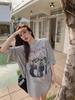 Unisex American Retro Loose-Fit Cotton T-Shirt, Plus Size, Short Sleeve, Summer Style for Couples