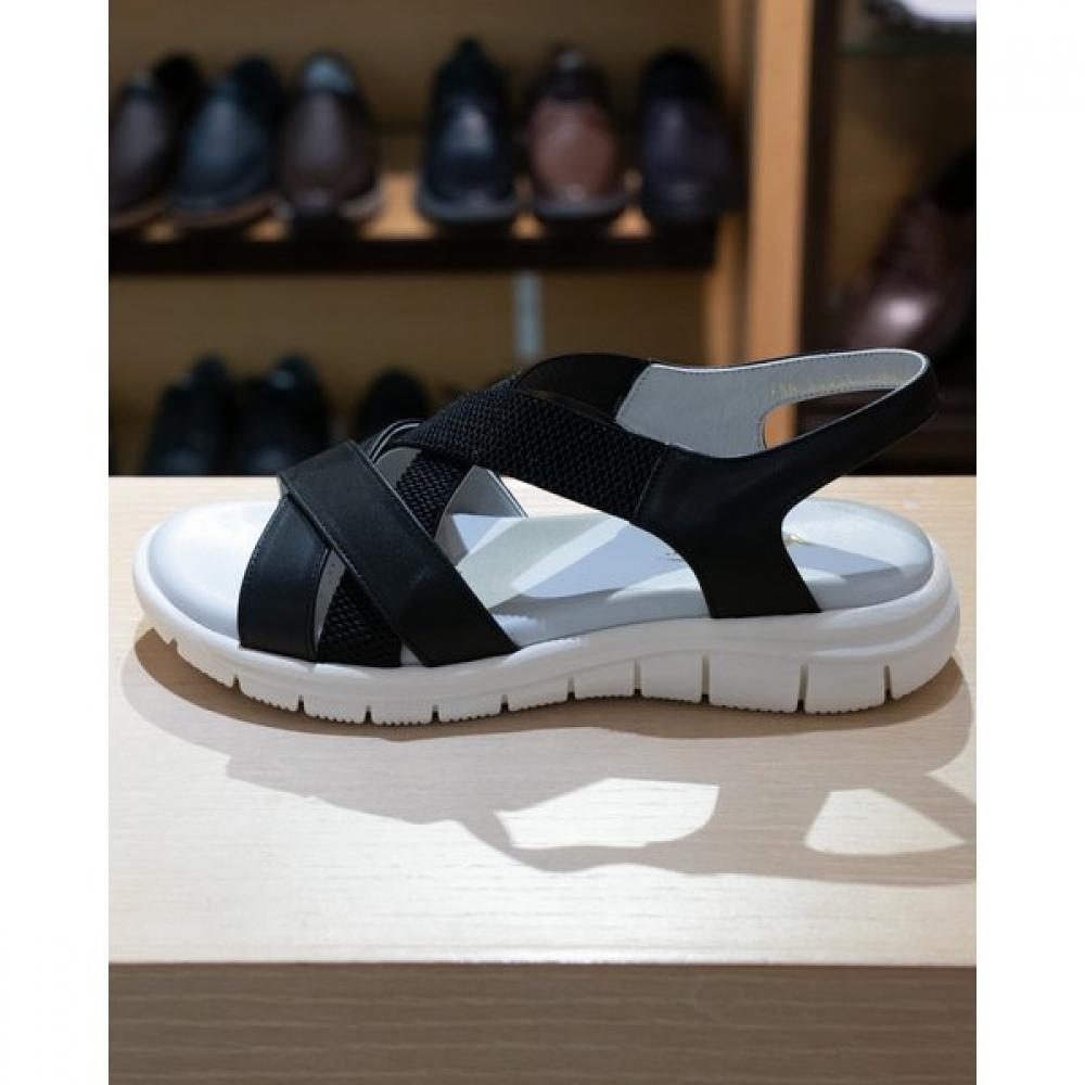 Vainer Women Sandal Comfort Black 303e